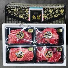 [당일 도축] 마장동 거세우 한우 1등급 이상 선물세트 5종, 4) 대작 4호, 1개