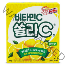 쏠라씨 비타민 C 레몬맛, 20정, 10개