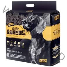 페츠모아 냄새잡는 요술배변패드 SWG 블랙 에디션 표준형 100매, 100매입, 1팩