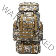 리리꼬 80L 밀리터리 대형 트래킹 등산 캠핑 가방 배낭, 밀리터리씨티