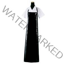 에이앤지 단면코팅 유광 방수앞치마 대 곤색, 검정, 1개