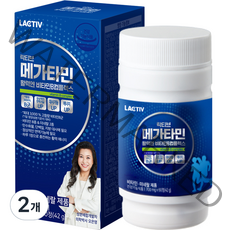 락티브 메가타민 활력엔 비타민B컴플렉스 42g, 60정, 2개