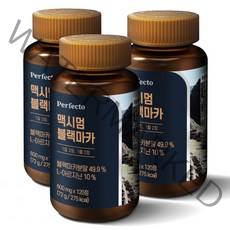 퍼펙토 맥시멈 블랙마카, 3개, 600mg