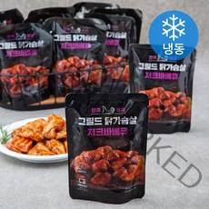 한끼통살 그릴드 닭가슴살 저크바베큐 (냉동), 100g, 10개